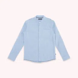 Pantaloons Junior Blue Cotton Regular Fit Full Sleeves Shirt-picture-48