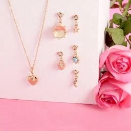 ToniQ Interchangeable Gold-Plated Charm Pendants for Women - Set of 6-image-93