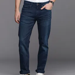 Louis Philippe Jeans Men Slim Fit Mid-Rise Light Fade Stretchable Jeans-image-74