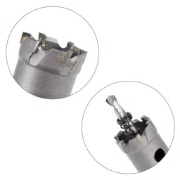 uptodatetools Hole Cutter Masonry Type Round 25 mm Diameter Chrome Finish image 3