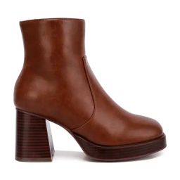 London Rag Women's Brown Booties-image-21