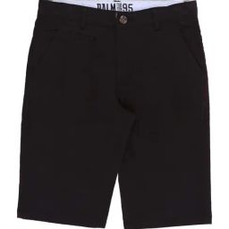 Palm Tree by Gini & Jony Kids Black Cotton Bermudas-image-84
