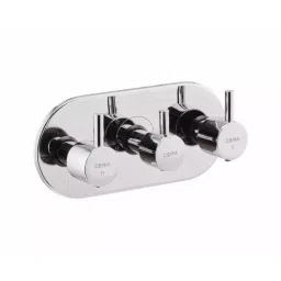 CERA FOUNTAIN Concealed Diverter Quarter Turn Wall Mount Chrome Plating Chrome, F2013731-39