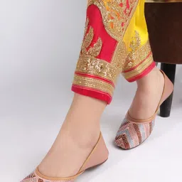 CORSICA Women Embellished Ethnic Mojaris Flats-picture-23