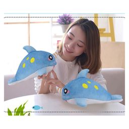 DearJoy Dolphin With Unicorn Horn And Embroidered Features Blue - Length 30.5 cm-13