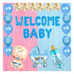 Puchku Its a Boy Baby Shower Decoration Kit - Pack of 32-image-97