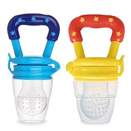 Chinmay Kids 2 Pc Baby Pacifier Food Feeder Silicone Fresh Fruit Milk Nibbler Feeding Safe Kids Supplies Nipple Teat Pacifier Bottles - Soother (Blue, Yellow)-29