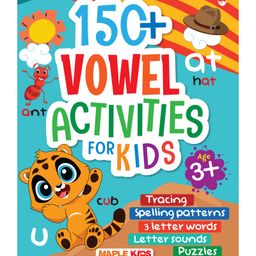Activity Book for Kids - 150 Vowel Activities - English-14
