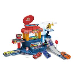 Sanjary Multifunctional Electric Wheels Splash Washing Meet Water Change Color Diecast Alloy Vehicle Play set Lift Car Wash Parking Toy color design may vary-image-13