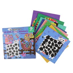 SCOOBIES 3D EVA Foam Stickers |900+ Foam Stickers |Educational Puzzle Toy - Blue-10