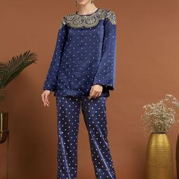 RIRASA Embroidered Long Sleeve Tunic with Trouser Co-ord-picture-5