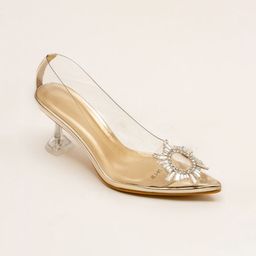 VANSON SHOES Printed Kitten Peep Toes with Buckles-58
