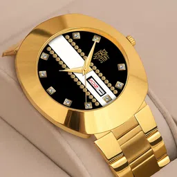 SWADESI STUFF Men Dial & Straps Analogue Watch RADOO BLACK 81-picture-20