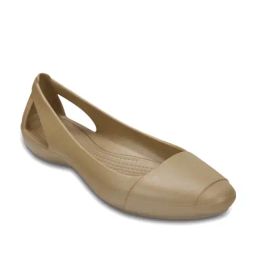 Crocs Sienna Brown Flat Ballets-image-25