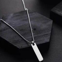 Bold By Priyaasi Men's Fine Silver Pendant with Sterling Silver Plated Chain-image-36