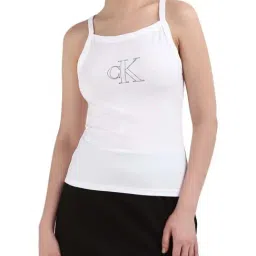 CALVIN KLEIN White Cotton Top-image-85