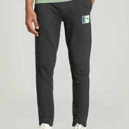 Puma Mid Grey Cotton Slim Fit Trackpants-picture-46