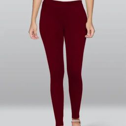 Lyra Wine Premium Cotton Ankle Length Leggings-picture-49