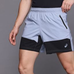 ASICS Men Colourblocked Training Shorts-image-27