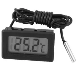Paxmax Black Digital Thermometer with LCD for Fridge or Aquariums with Wired Probe image 2