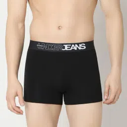 Underjeans By Spykar Assorted Cotton Regular Fit Trunks - Set Of 2-picture-47