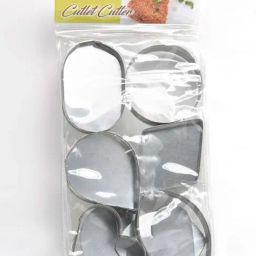 HAZEL Silver Aluminium Cake Mould - Set of 6-image-102