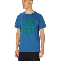 Asics Blue Round Neck Regular Fit T-Shirt-image-60