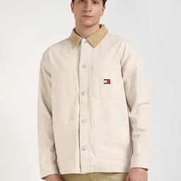 Tommy Hilfiger Newsprint Cotton Loose Fit Shirt-image-12