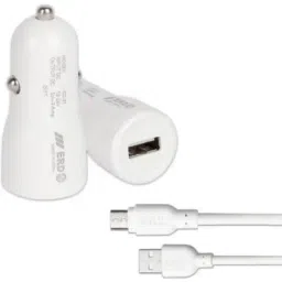 ERD 3 Amp Turbo Car Charger - (White)-33