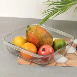 Duralex 'Ovenchef' Transparent Glass 32 cm Oval Roaster (3.8 L) - Set of 1-8