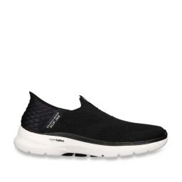 Skechers Men's GO WALK 6 - EASY ON Black Walking Shoes-image-24