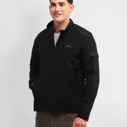 U.S. Polo Assn. Denim Co. Black Polyester Regular Fit Logo Jacket-picture-34