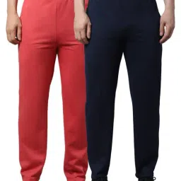 Vimal Jonney Navy Blue & Pink Regular Fit Trackpants - Pack of 2-picture-22