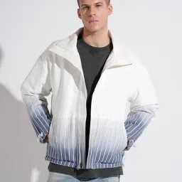 SHOWOFFFF Off White Velvet Solid Regular Fit Jacket-picture-38