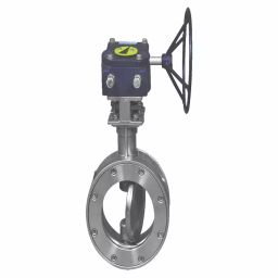 PMW 24 inch 600 mm S.S 316 Spherical Disc Butterfly Valve Gear Operated-1