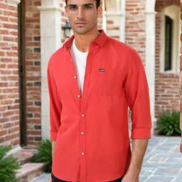 Wrangler Red Regular Fit Shirt-picture-30