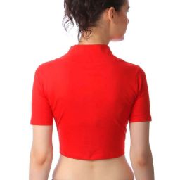 Cation Red Regular Fit Crop Top image 2