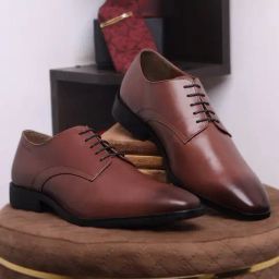 Louis Stitch Men's Tan Derby Shoes-image-86
