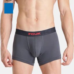 FCUK Multi-Color Cotton Blend Solid Trunks Pack of 2-11