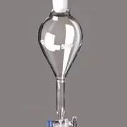 Glassco 50 ml Gilson Dropping Funnel With Glass Stopcock and PE Stopper 159.202.01-10