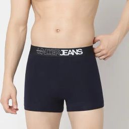 Underjeans By Spykar Assorted Cotton Regular Fit Trunks - Set Of 2-picture-10