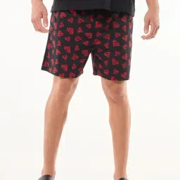 Bewakoof Black Cotton Regular Fit Printed Boxers-picture-4