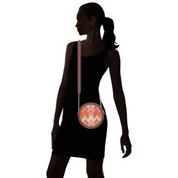 ZOUK Multicolor Printed Small Round Sling Handbag image 2