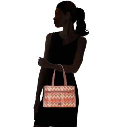 ZOUK Multicolor Printed Large Laptop Tote Handbag image 2