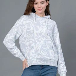Red Tape Off White Regular Fit Printed Hoodie-image-22