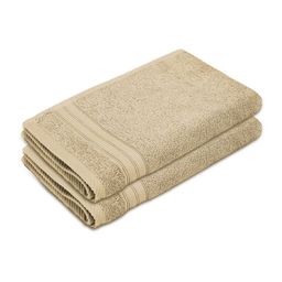 Layers Be Bold Cream-Colored 2 Pieces Pure Cotton 450 GSM Hand Towels-picture-18
