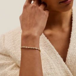 Ted Baker ISELA: Crystal Baguette Slinky Adjustable Bracelet-image-12