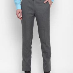 Turtle Grey Slim Fit Trousers-image-26