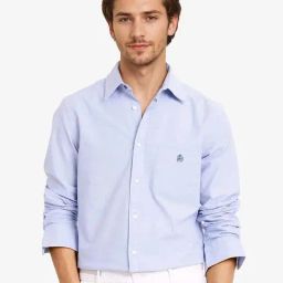 Rare Rabbit Blue Regular Fit Embroidered Shirt-image-42