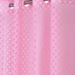Hosta Homes Polyester Net Criss Cross Design Net 5 ft. Window Curtain 1 pc. image 2
